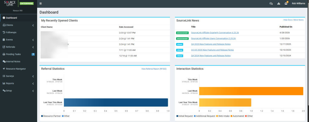 SourceLink Enterprise CRM Launches 32 SourceLink Enterprise Screenshot